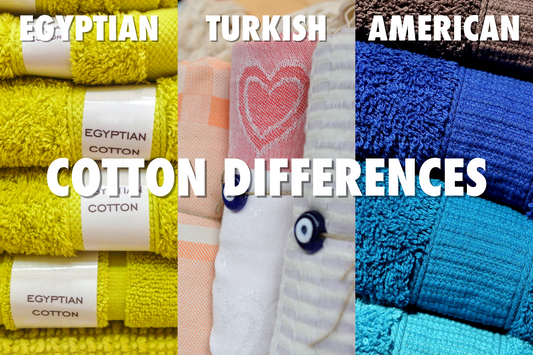 What is the difference between Egyptian, Turkish, and USA-Grown Cotton for Towels?