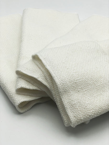 Made in the USA 100% Cotton Table Napkins - Set of 4 American Made - American Home USA - White (Set of 4)