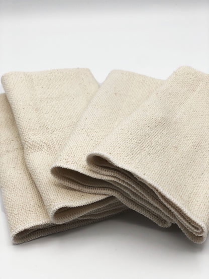 Made in the USA 100% Cotton Table Napkins - Set of 4 American Made - American Home USA - Natural (Set of 4)