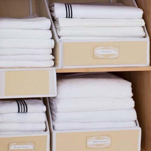 Linen Closet Storage Collection, Brushed Cotton - Buy 2 Get 1 Free - TowelsbyGUS