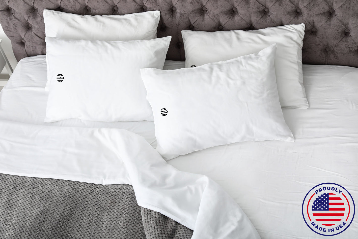 Made in the USA 100% Organic Cotton Pillowcases